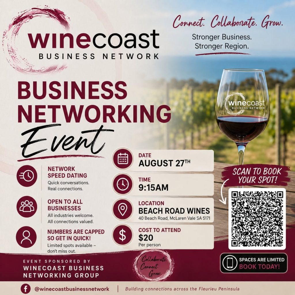 Wine Coast Business networking event